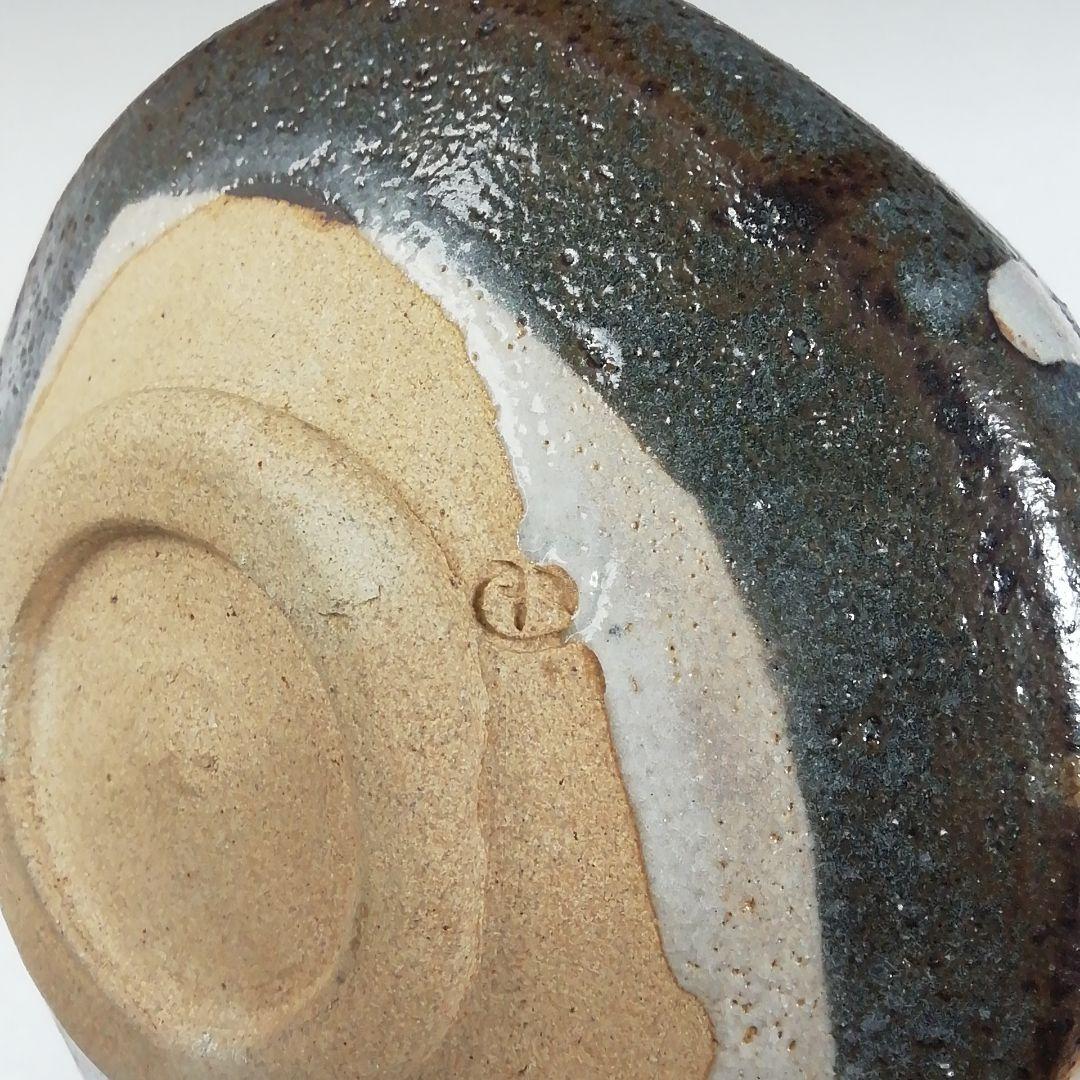 Ｗ８４　茶碗　『鼡志野　茶碗』『竹里庵　加藤春二 作』　共箱　抹茶碗　茶道具