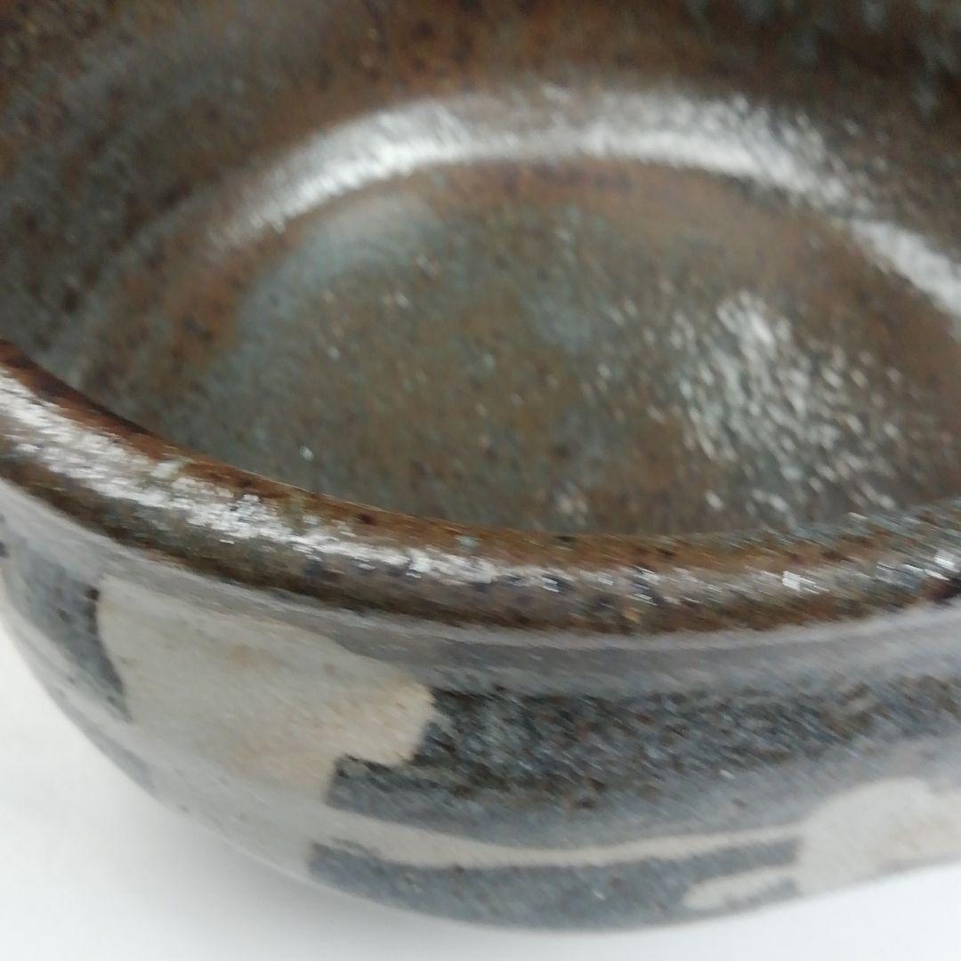 Ｗ８４　茶碗　『鼡志野　茶碗』『竹里庵　加藤春二 作』　共箱　抹茶碗　茶道具