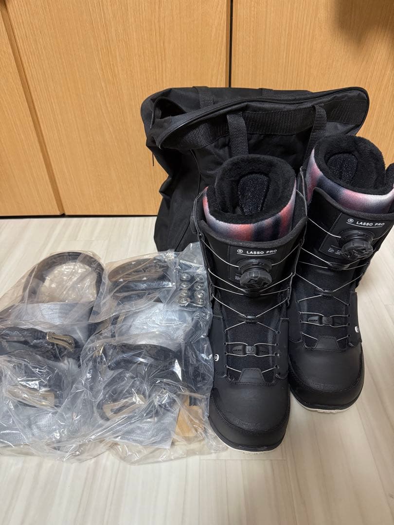 LASSO PRO WIDE ブラック スノーボードブーツ