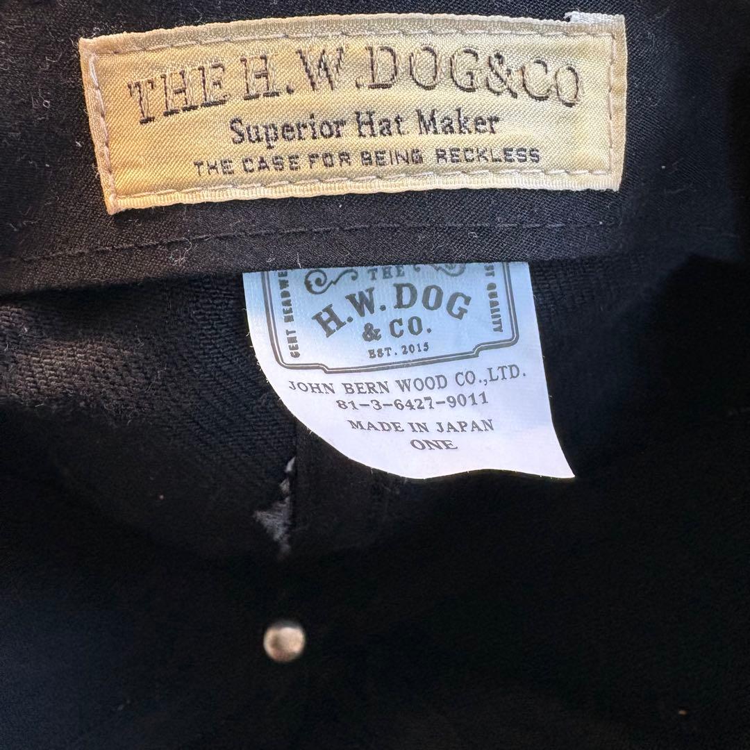THE H.W.DOG&CO. キャップ ブラック