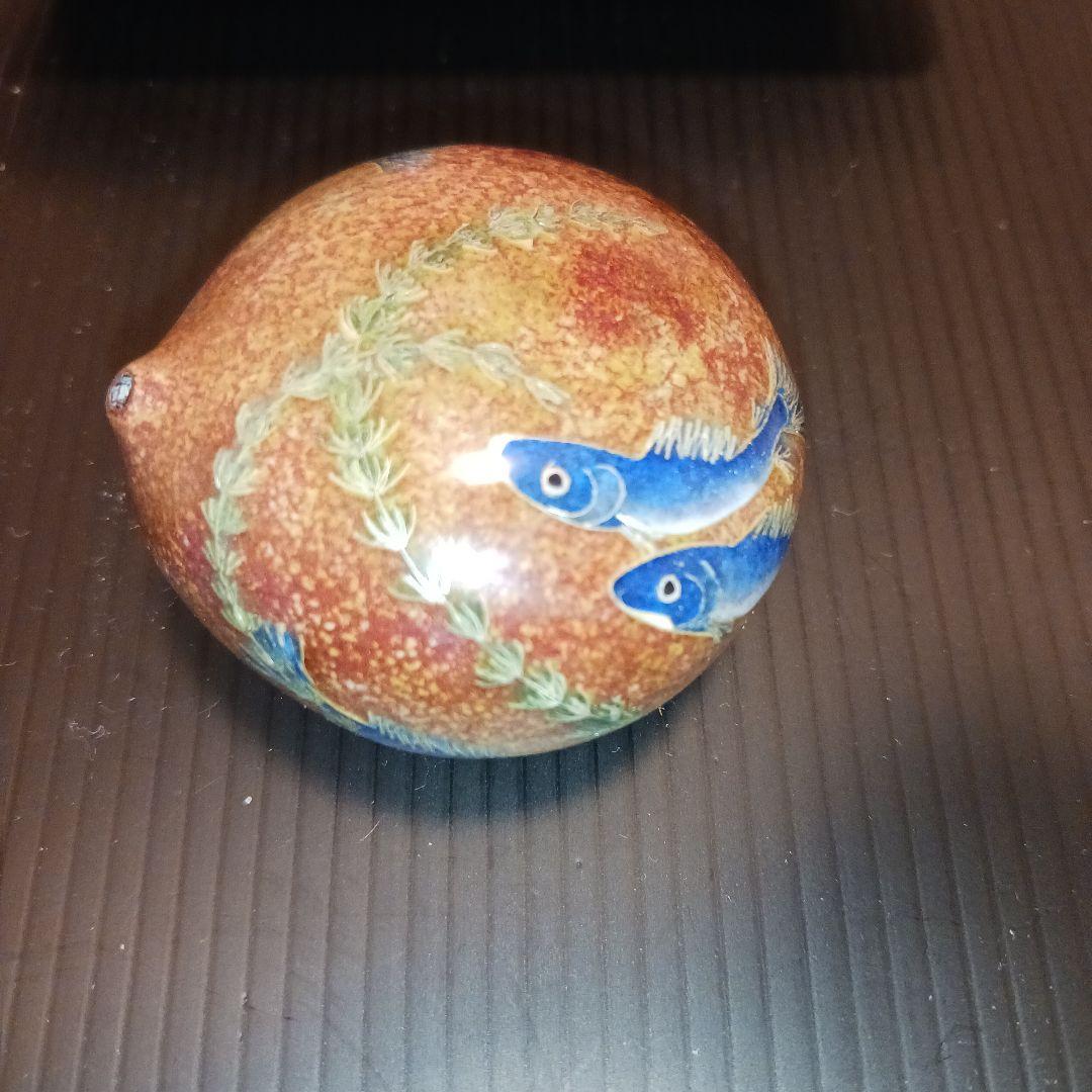 時代提げ物　書道具　金装飾　水滴