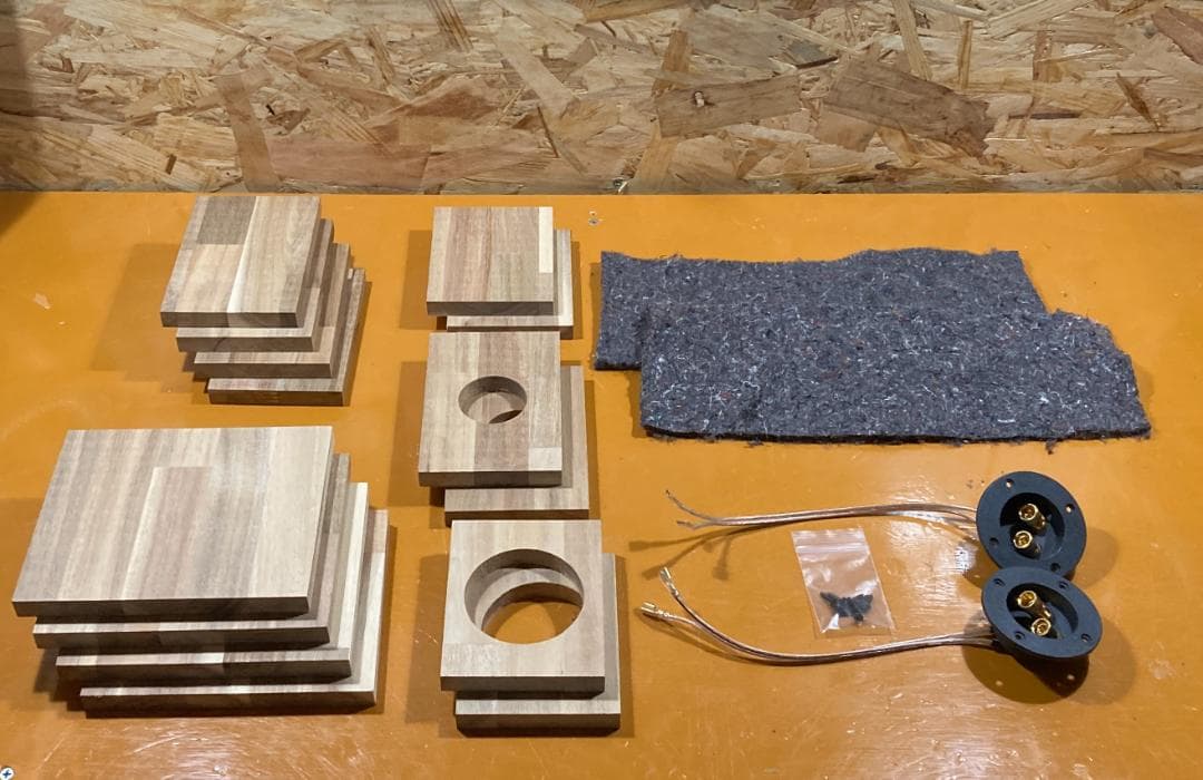 【BS-8・組立キット】長岡鉄男氏設計 バスレフ エンクロージャー 開口変更可