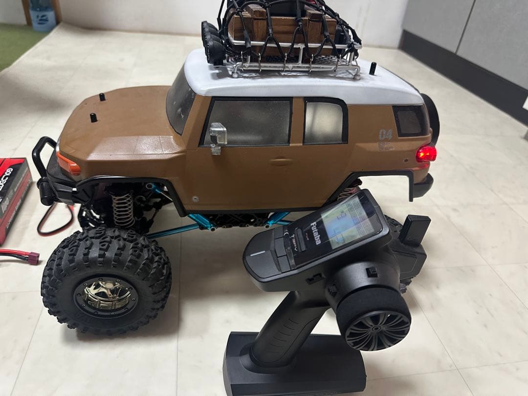 タミヤラジコン　CR-01 クローラー4WS仕様 フルセット　3PVフタバプロポ