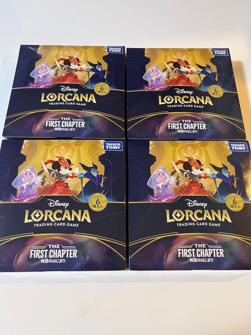 ディズニー・ロルカナ・TCG日本語版 新品⭐︎4BOX