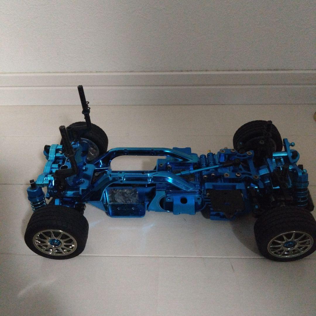 さ*こ様 タミヤ M05PROブルーメッキバージョン中古品オプションパーツ満載！