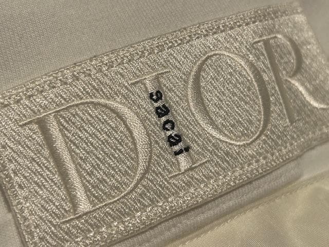 ♪送料無料★DIOR × sacai★名作コラボ★Tシャツ★異素材構築★白★M♪