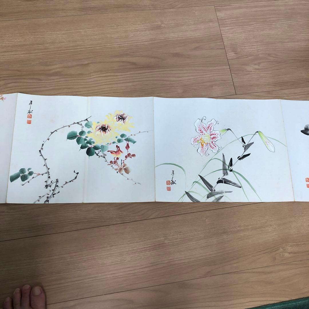 掛け軸　絵帳(1)骨董品　美術品