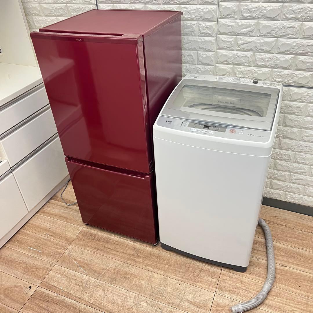 お得なセット売り　AQUA冷蔵庫168L&洗濯機7.0ｋｇ　✨✨