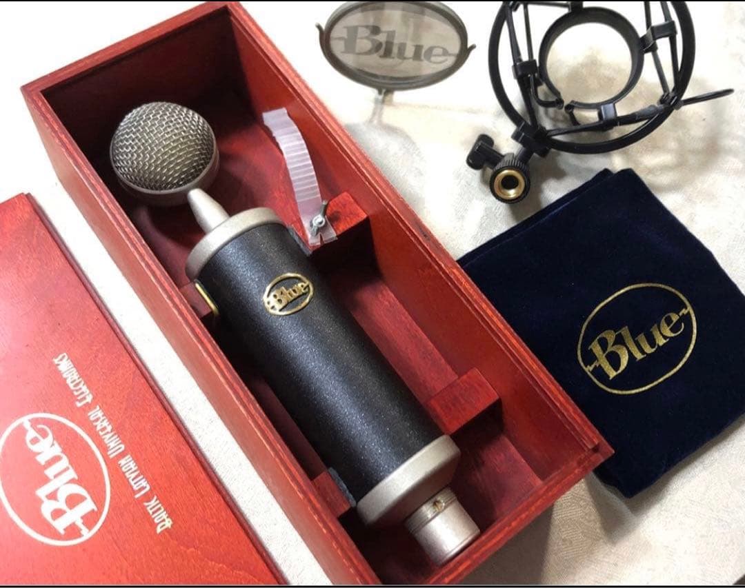 ヴィンテージ⭐︎ babybottle blue コンデンサーマイク