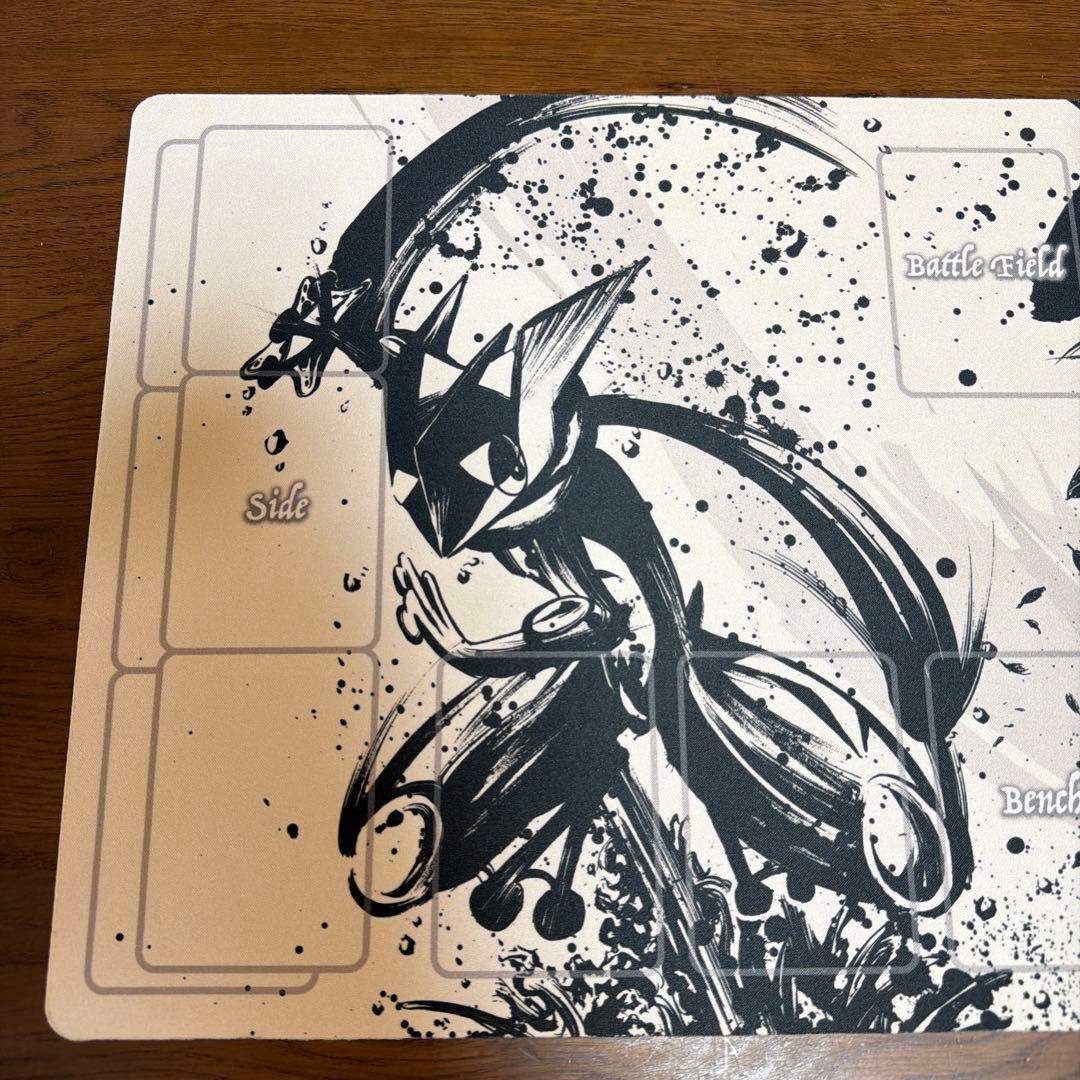 ポケモンカードプレイマット 墨絵列伝　ゲッコウガ&メガジュカイン　美品