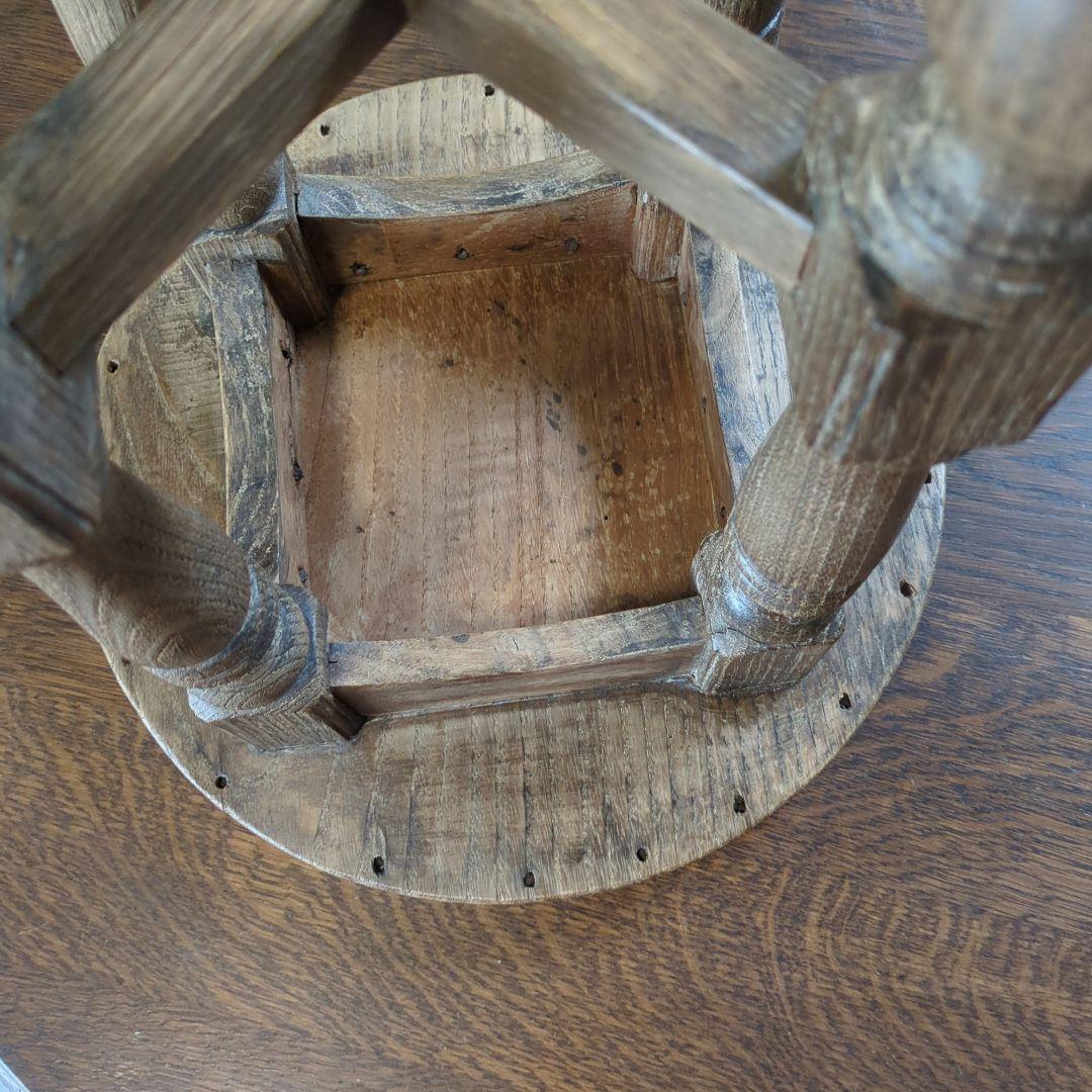 ブロカント　ビィンテージ花台　飾り台　サイドテーブル