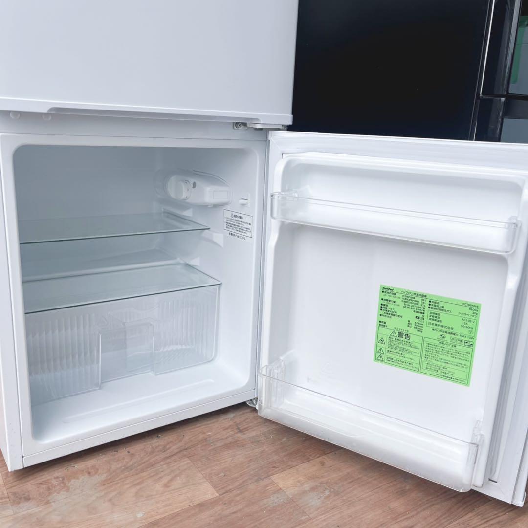 取付無料！高性能・高年式 シンプルホワイトインテリア小さめ便利サイズ冷蔵庫！