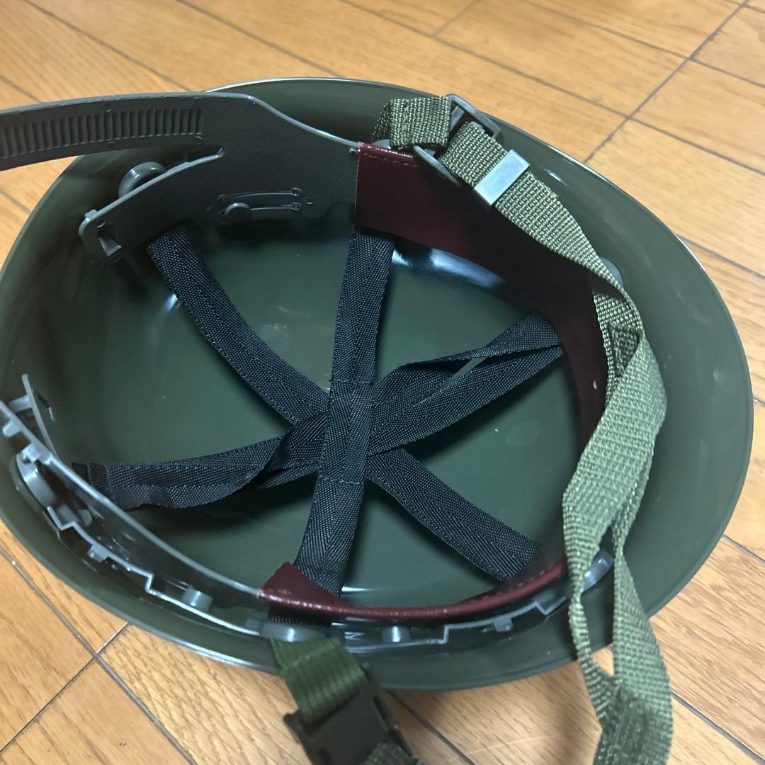 自衛隊OD ライナーオリーブグリーン ヘルメット フルフェイス型　新品