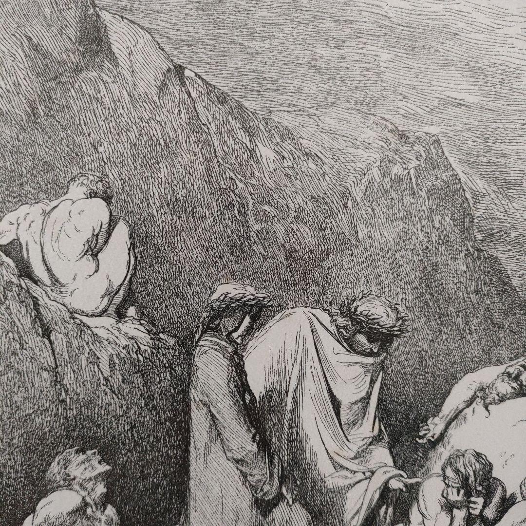 未使用\" ギュスターヴ ドレ　木口木版『神曲地獄篇/ダンテ』1880年代制作