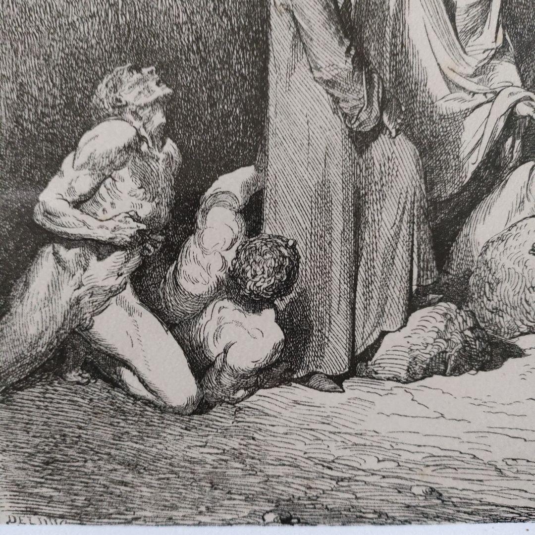 未使用\" ギュスターヴ ドレ　木口木版『神曲地獄篇/ダンテ』1880年代制作