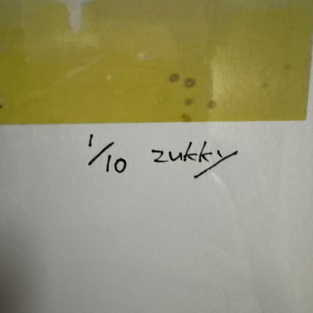 zukky 原画 初期作品 現代アート 直筆サイン入り ED 1 / 10