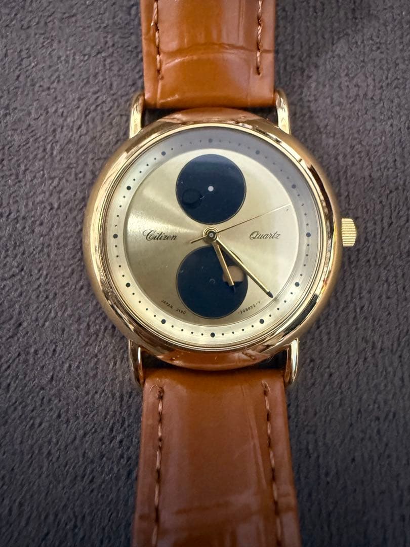 し*う様 Citizen ムーンサイン クォーツ腕時計 Moon Sign シチ