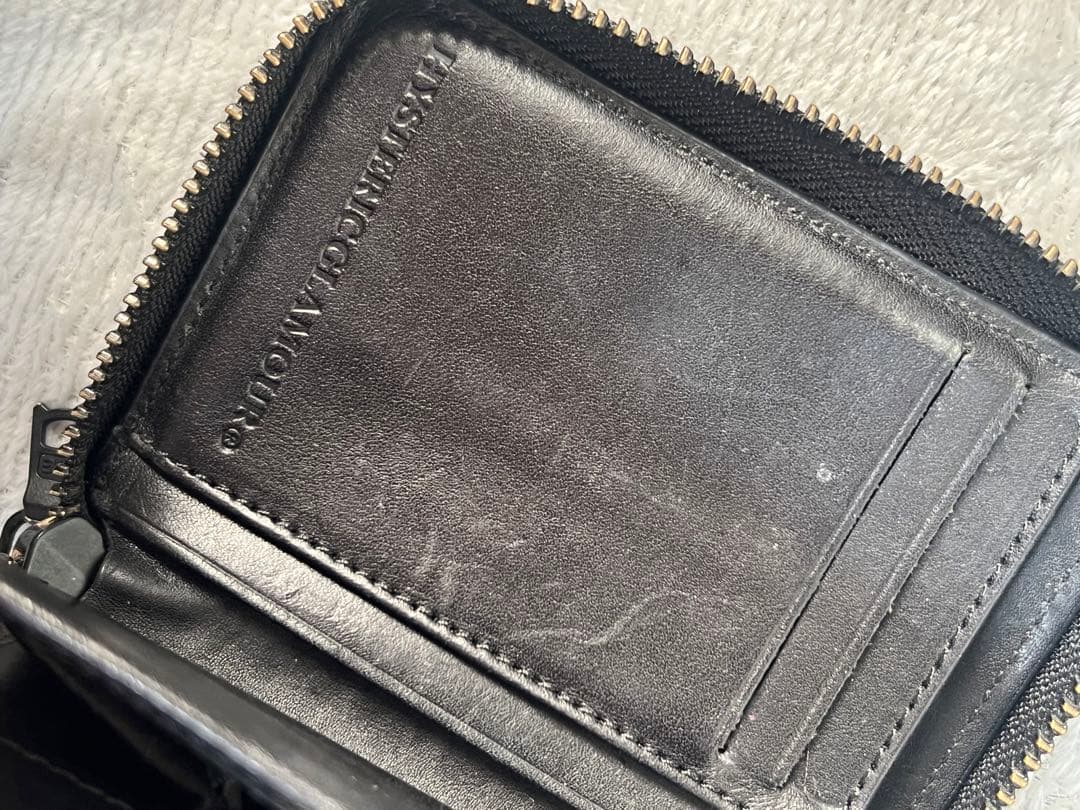 HYSTERIC GLAMOUR ♡ ロゴスタッズ ラウンドジップミニウォレット