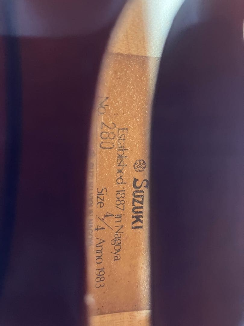 【レア】Suzuki バイオリン No280 4/4 1983年 ケース付