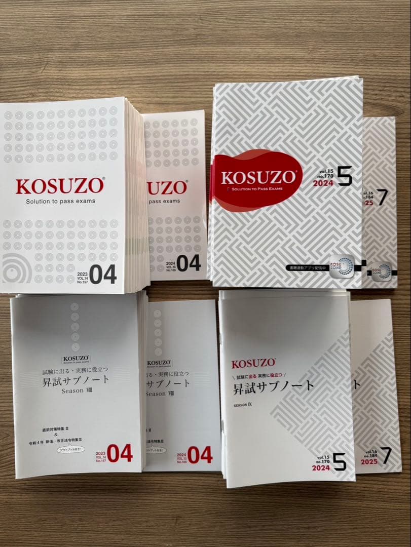 KOSUZO 教材セット 2023-2025