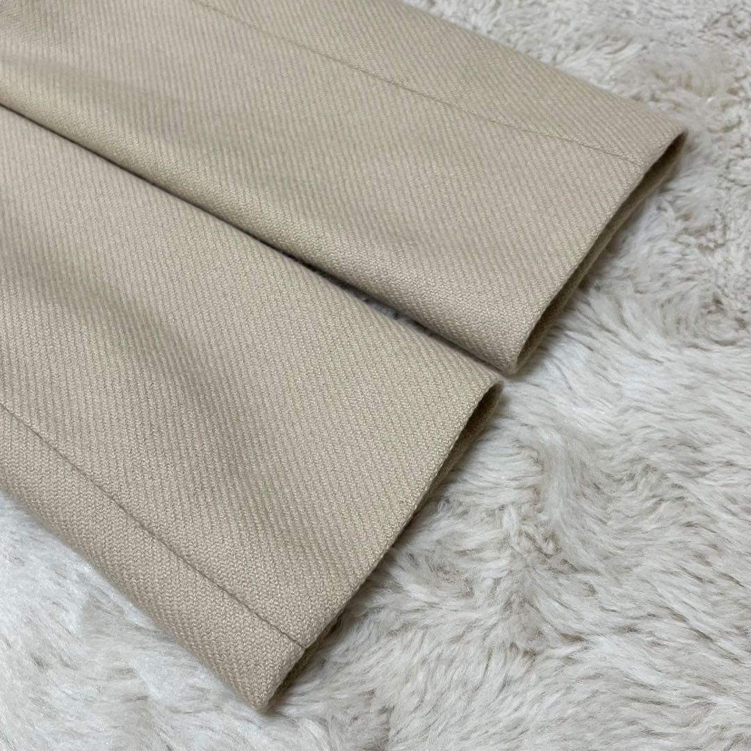 美品　イネド　カシミヤ混　ロング　チェスター コート ベルト　女優襟　L 11