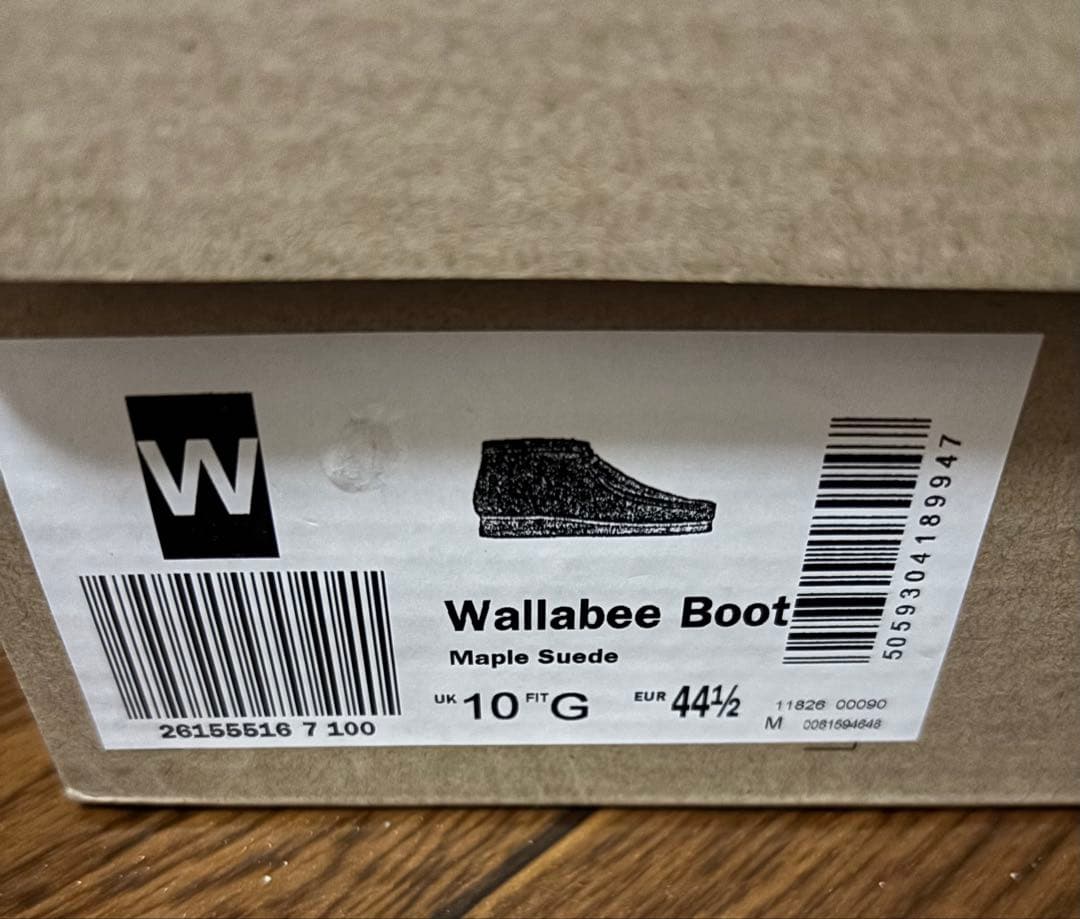 使用回数2回 CLARKS ベージュ ワラビー 28cm