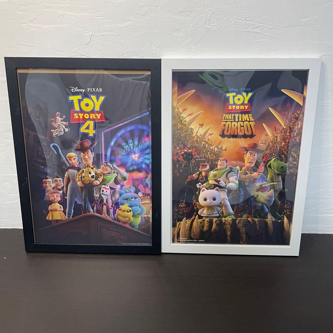 ディズニー・ピクサー ポスターコレクションA4サイズ16枚【額縁付き】