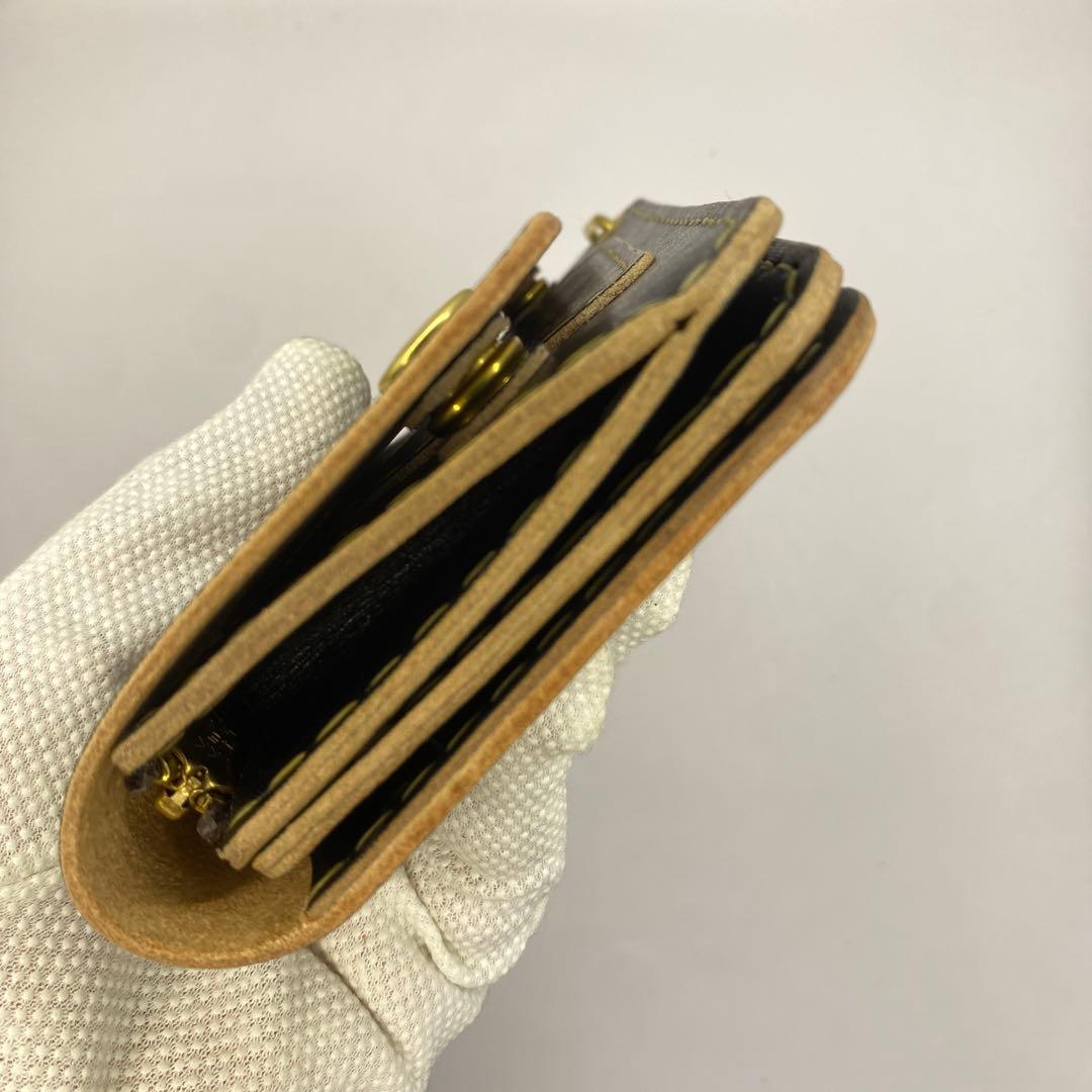 【ハンドメイド】本革 ロング トラッカーウォレット マチあり/小判かん