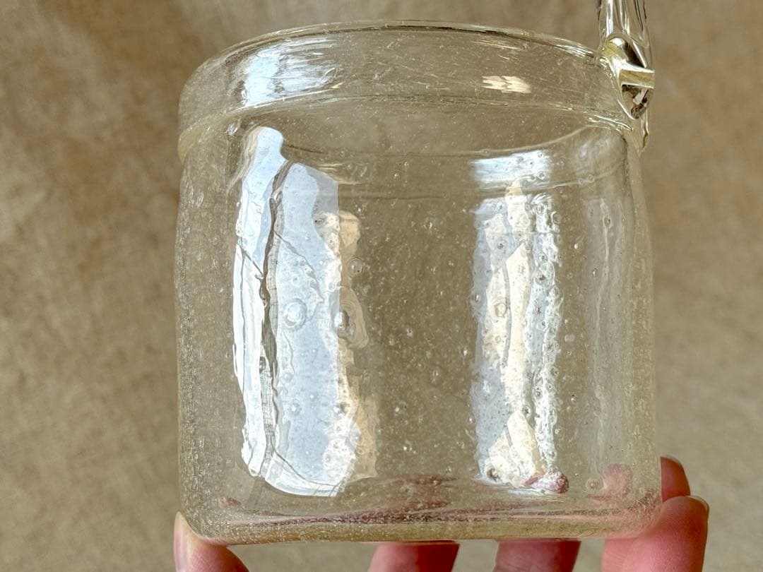 nuutajarvi ARABIA Sargasso(クリア)持ち手つきのベース