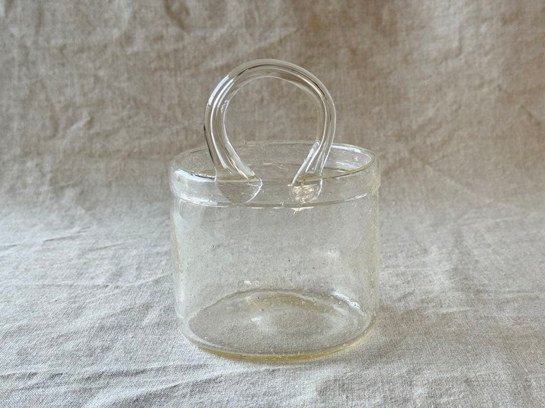 nuutajarvi ARABIA Sargasso(クリア)持ち手つきのベース