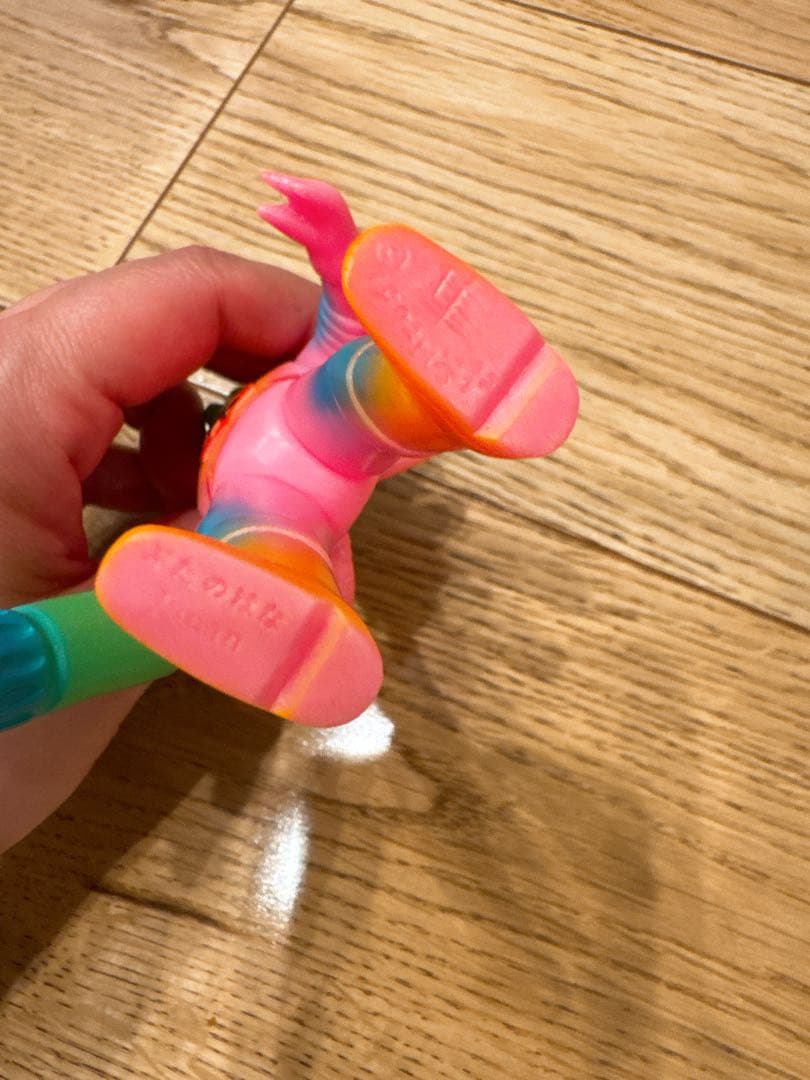 レア❤︎ソフト焼き玩具 隼 掃除機入り/黄緑マスク/ピンクボディ 2期