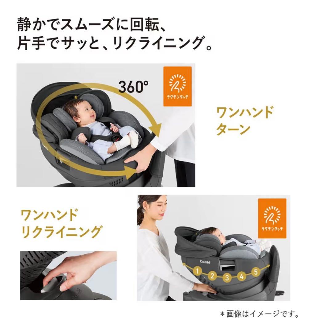 チャイルドシート　コンビ THE S plus ISOFIX エッグショックZD