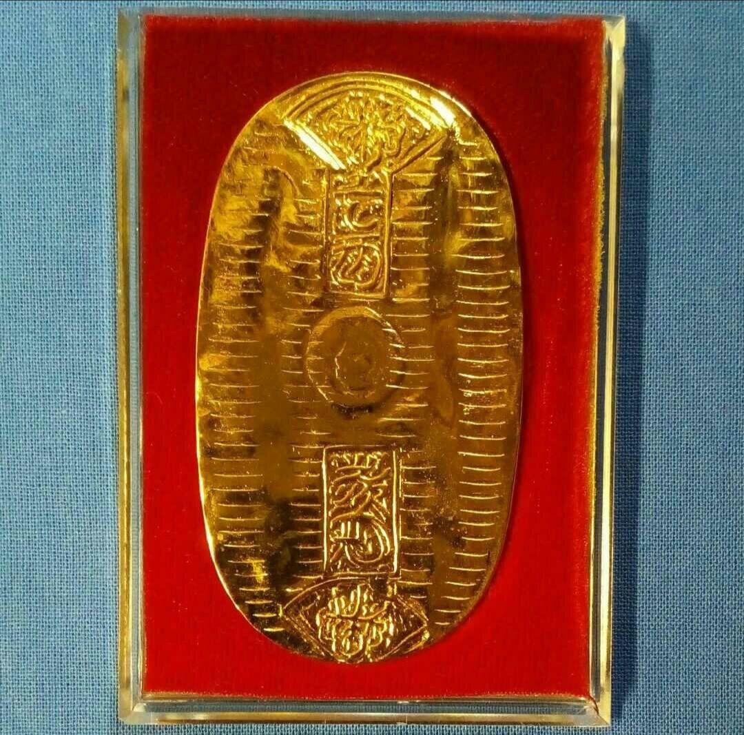 昭和レトロ　佐渡金山佐渡小判　純金風　アンティーク　金運