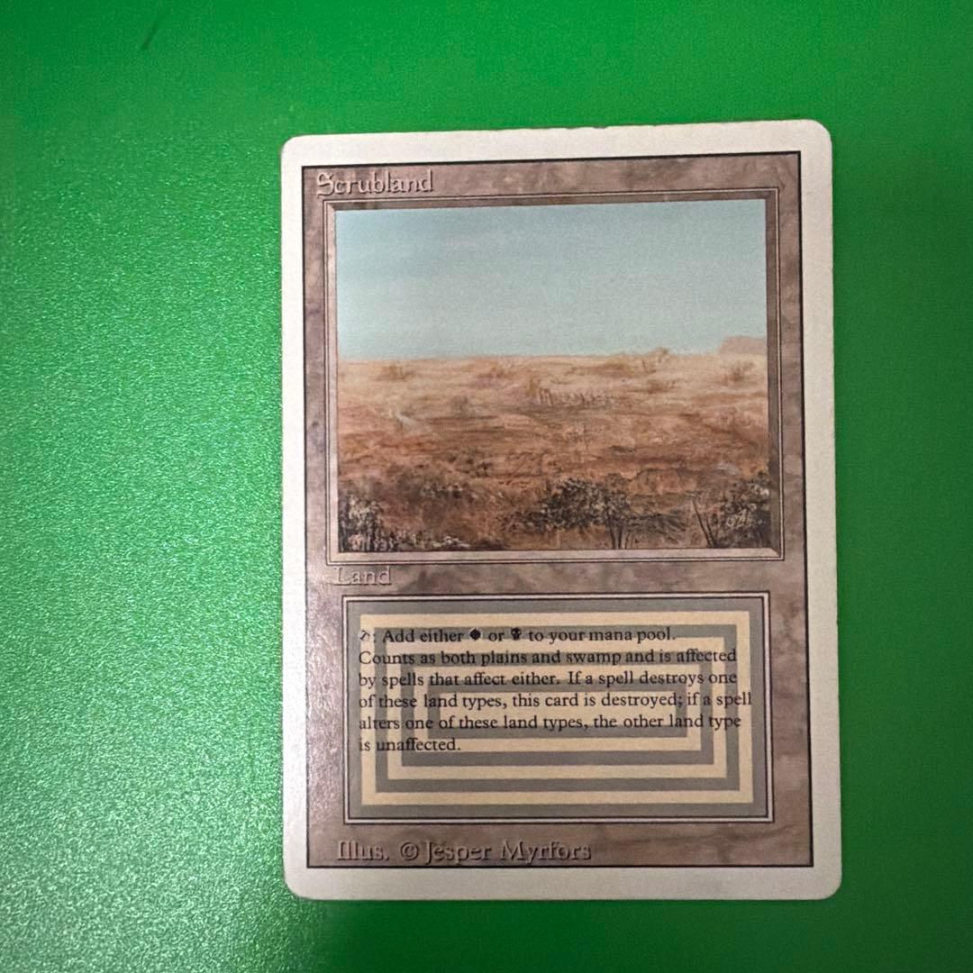 MTG Scrubland 英語版