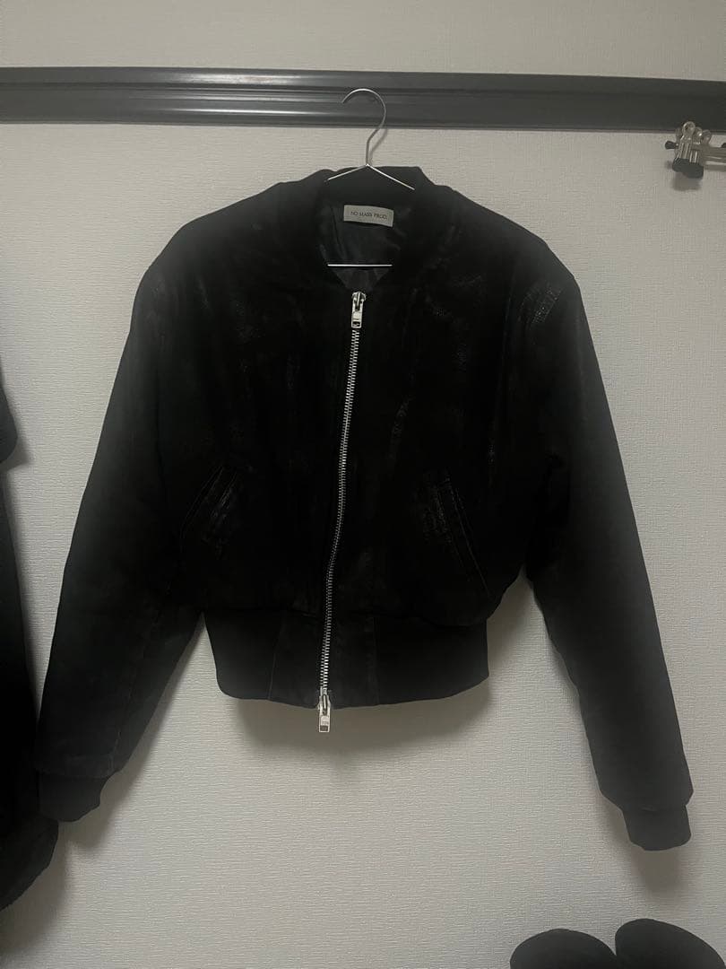 no mass prod 初期モデル　Cropped denim jacket