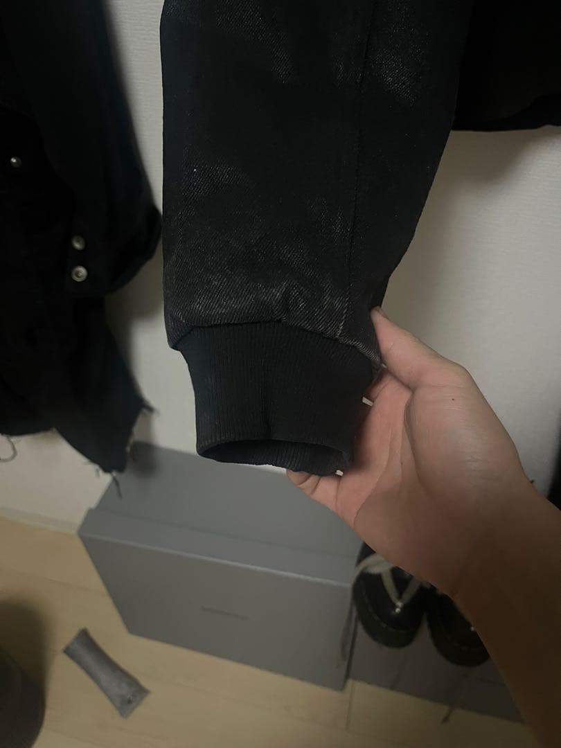 no mass prod 初期モデル　Cropped denim jacket