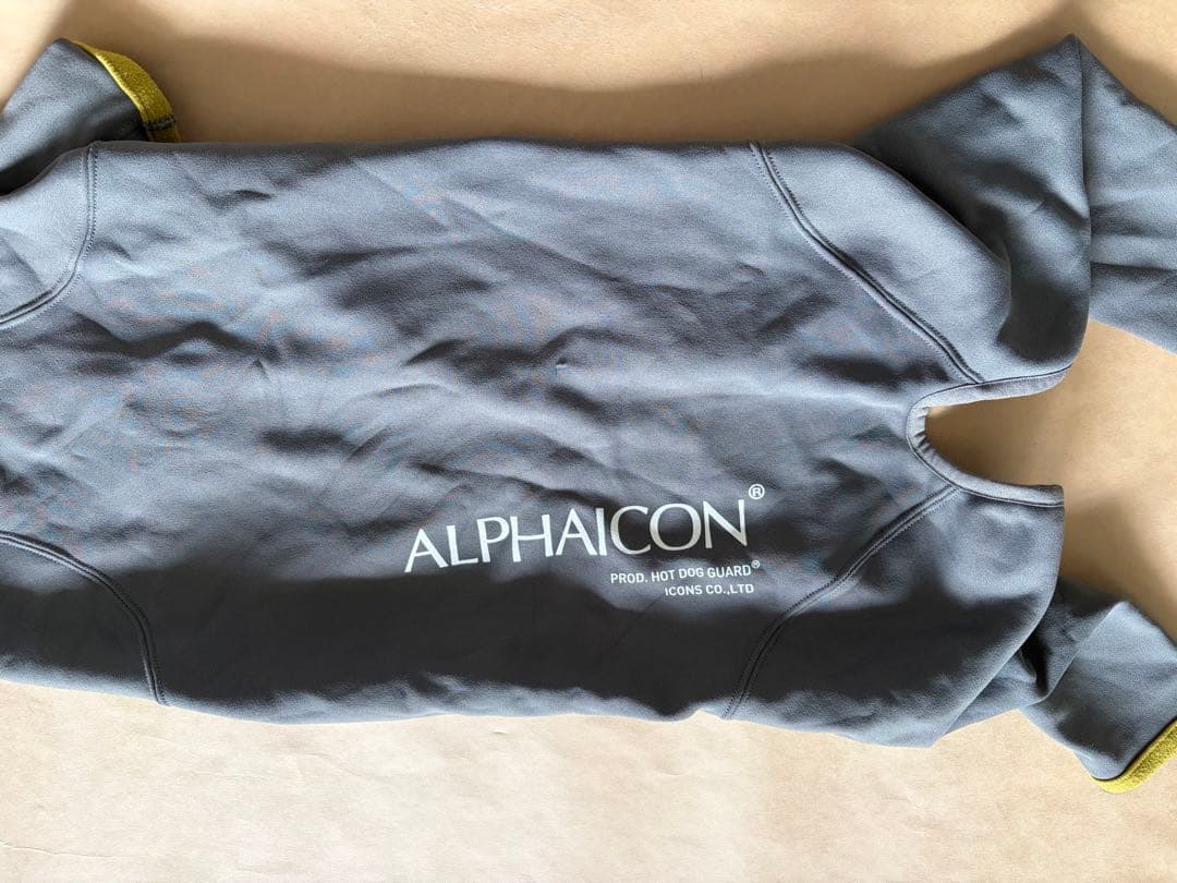 ALPHAICON アルファアイコン3L グレー/イエロー HOTDOGGARD