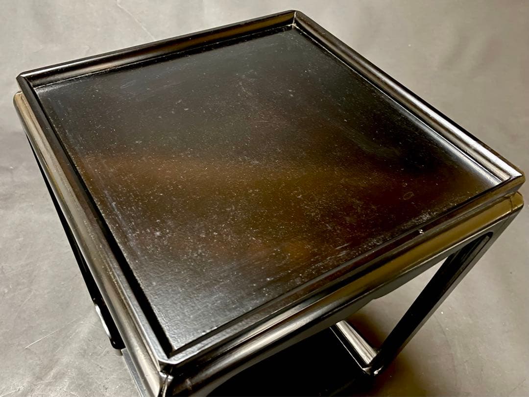 割引❗️『母』 一貫塗 高麗卓 小棚 元箱 （1119①）