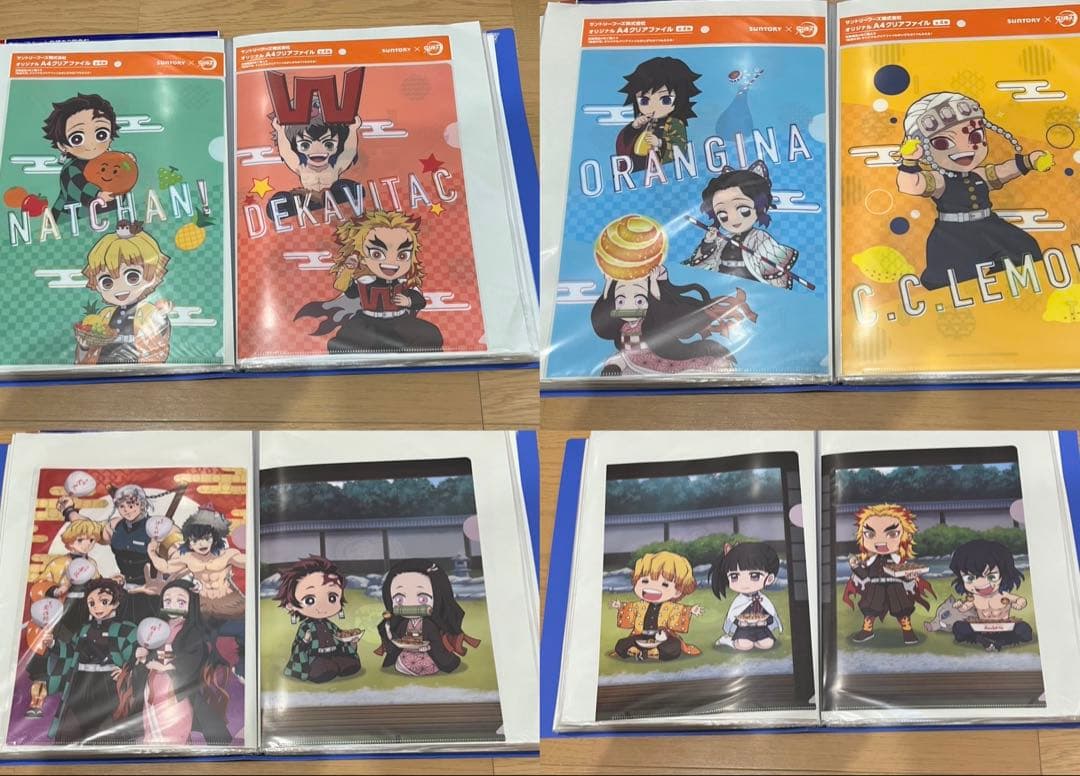 鬼滅の刃　クリアファイル　53点　企業もの　コラボ　未使用品