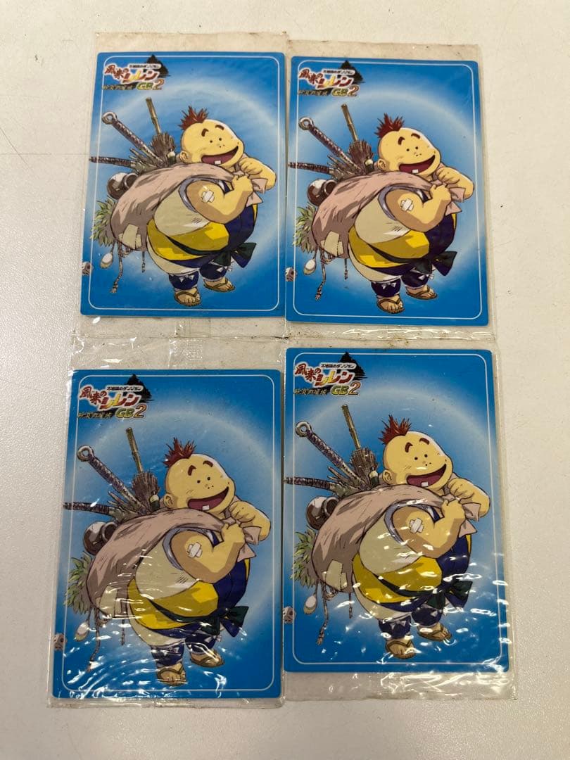 G239 風来のシレン ペケジ トレーディングカード 4枚セット 2001