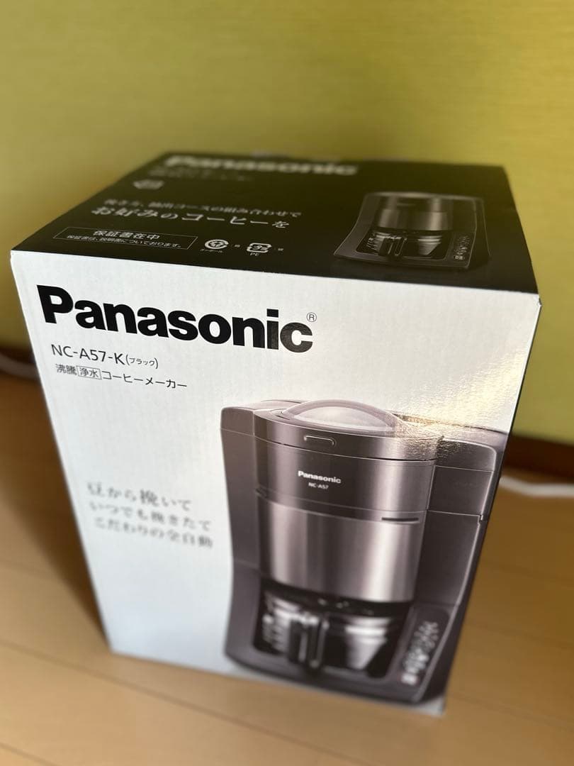 【新品/未使用】Panasonic NC-A57-K コーヒーメーカー