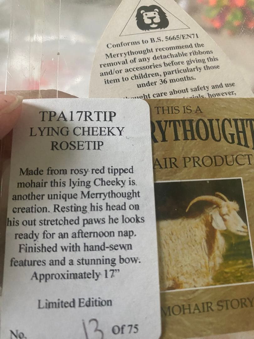 メリーソート テディベア 貴重　チーキー 限定プレミア