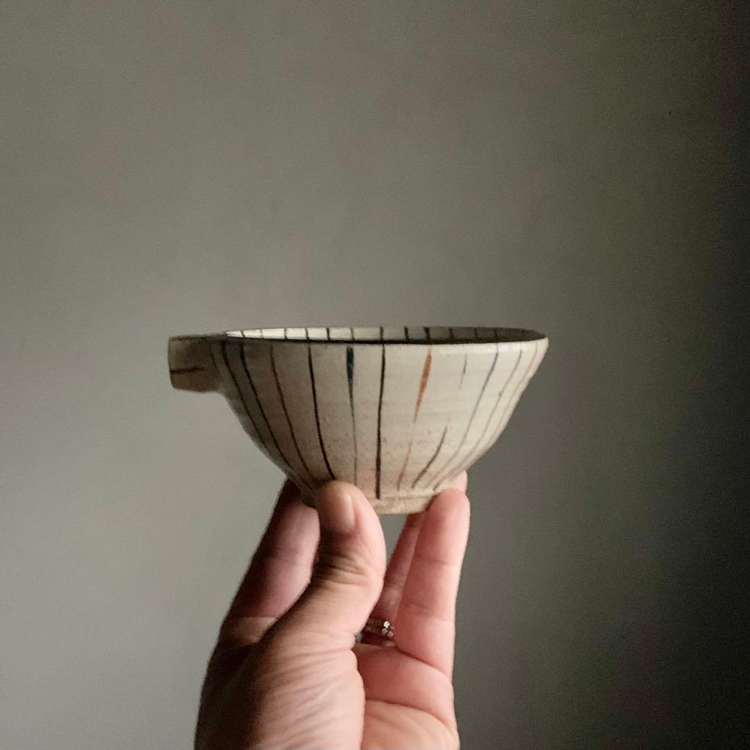 麦藁手 片口 酒器 容量約1合 古美術 古道具 アンティーク