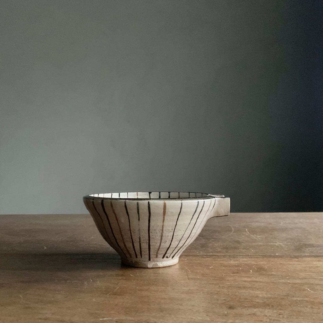 麦藁手 片口 酒器 容量約1合 古美術 古道具 アンティーク