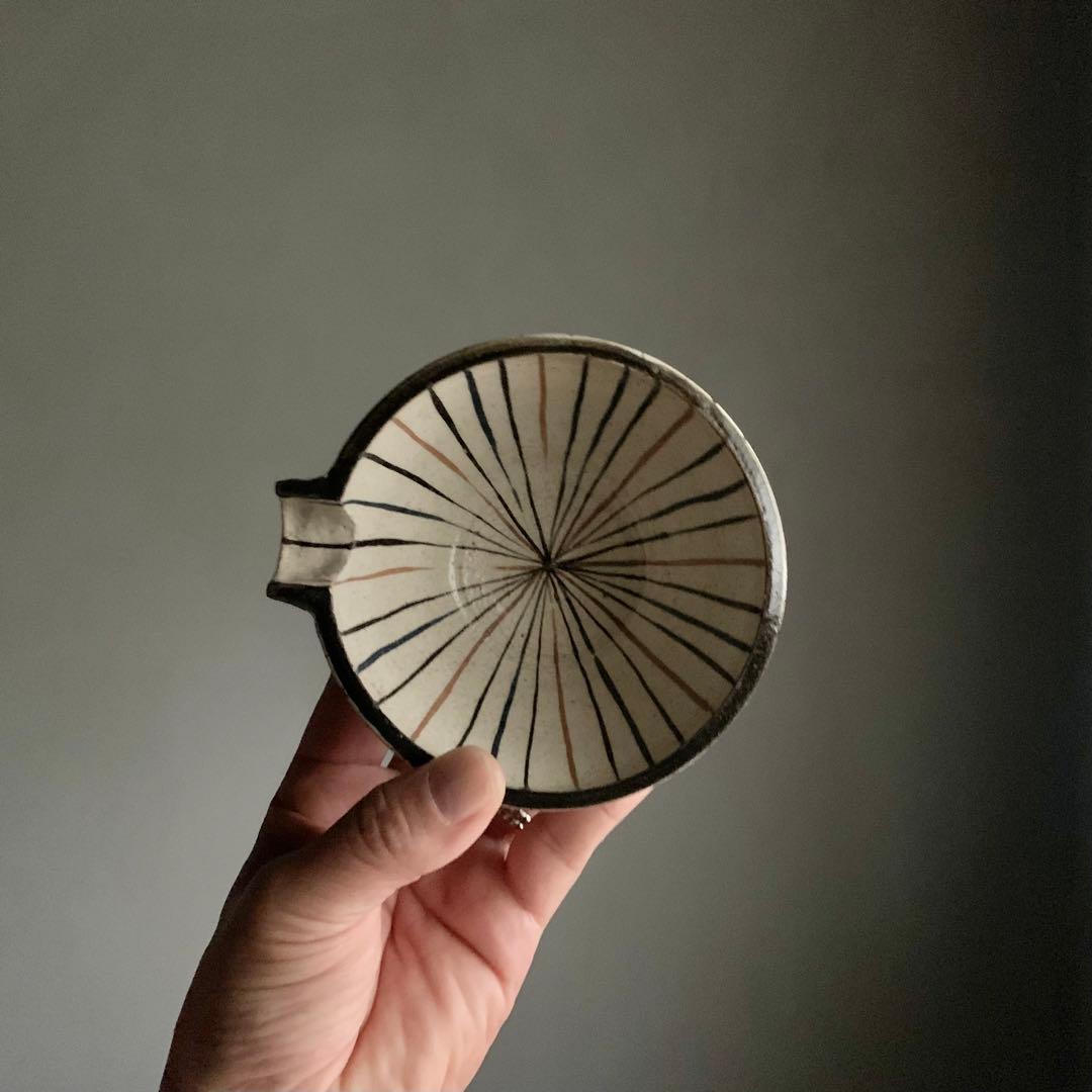 麦藁手 片口 酒器 容量約1合 古美術 古道具 アンティーク