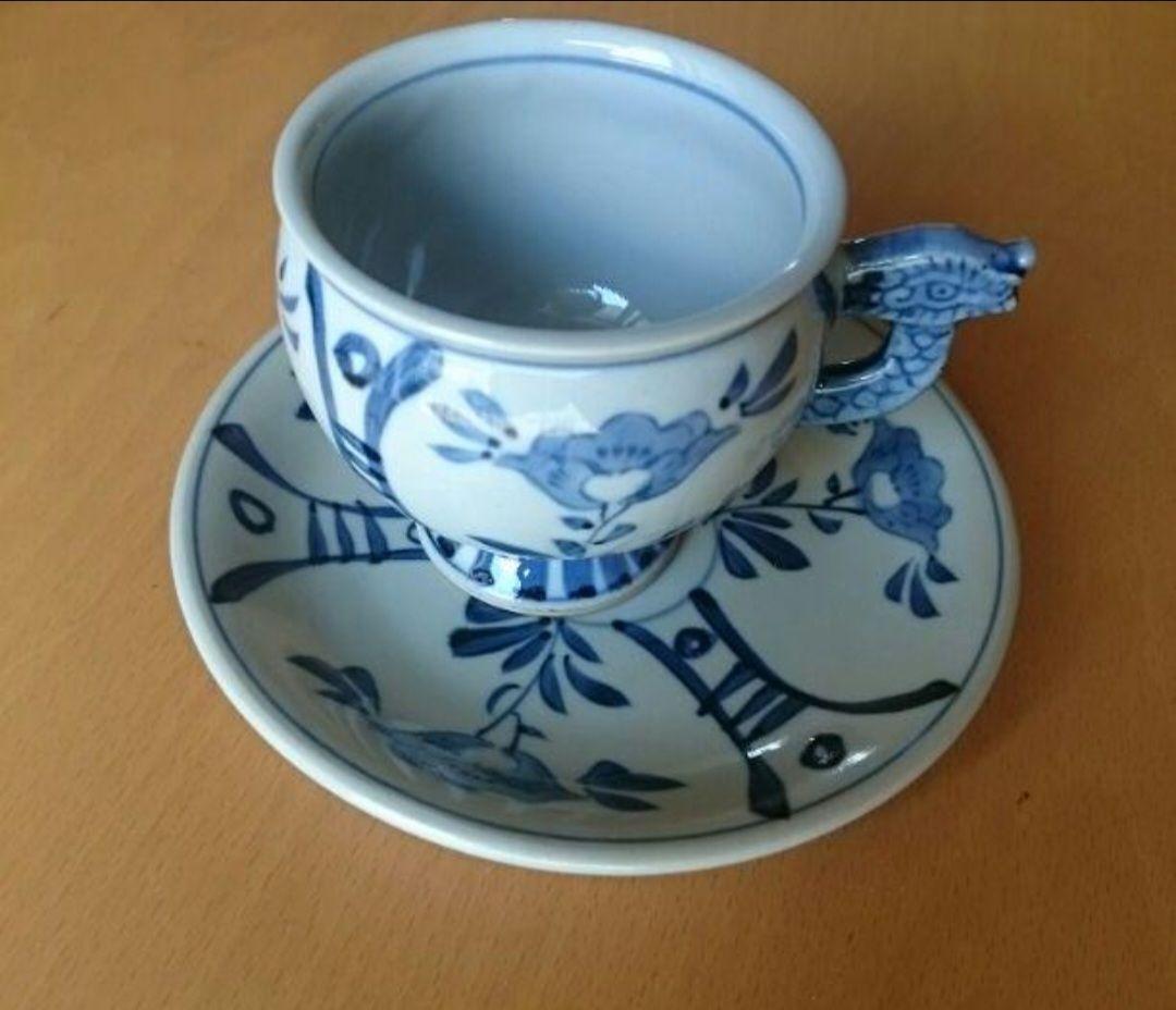 九谷焼　コーヒーカップ&ソーサー　4客セット