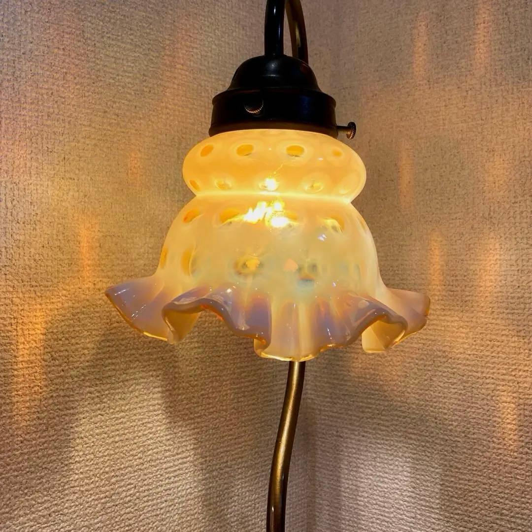 フェントン　ハチミツ　ランプシェード　アンティーク　オパールセント