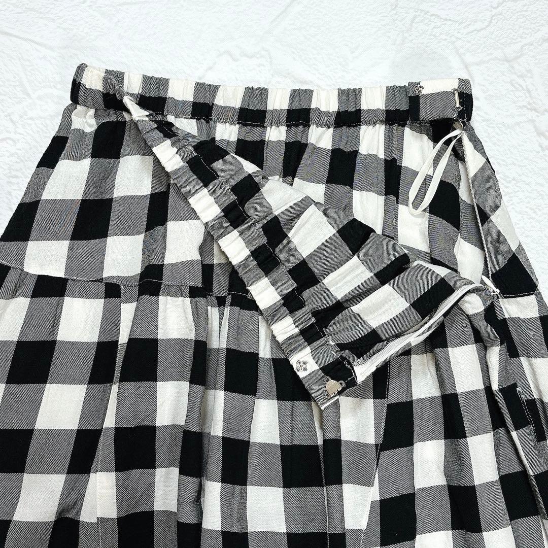 美品✨慈雨 サルエルパンツ ギンガムチェック センソユニコ 40 イージーパンツ
