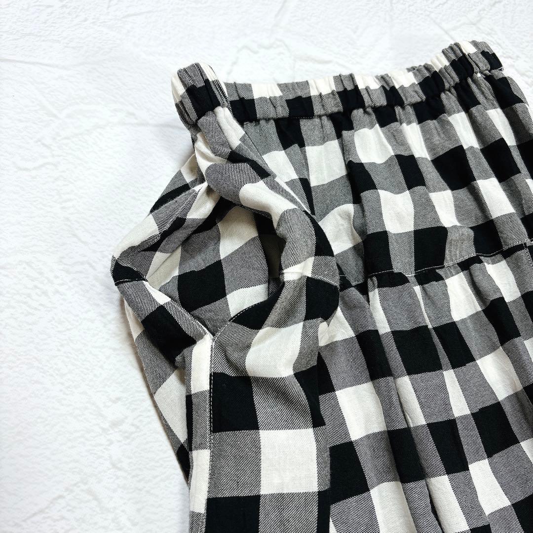 美品✨慈雨 サルエルパンツ ギンガムチェック センソユニコ 40 イージーパンツ