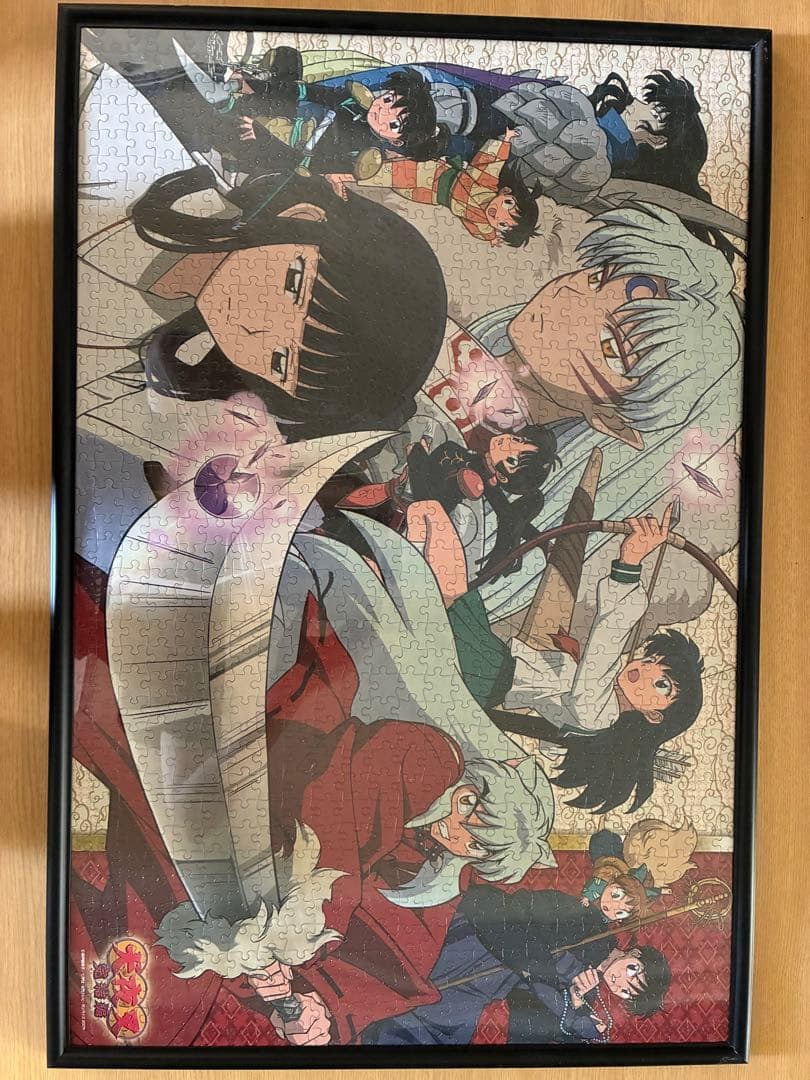 【値下】完成パズル５枚セット75cm✖️50cm額付